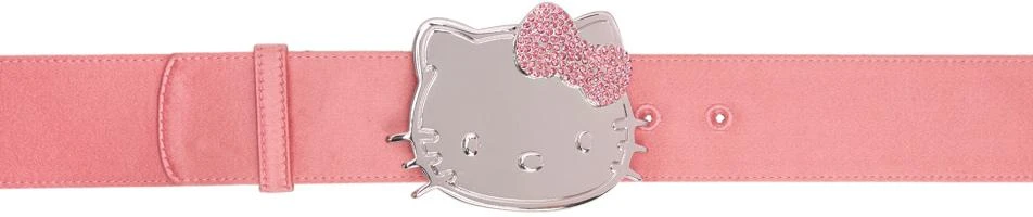 BLUMARINE SSENSE Exclusive Pink Hello Kitty Edition Enamel Belt 1