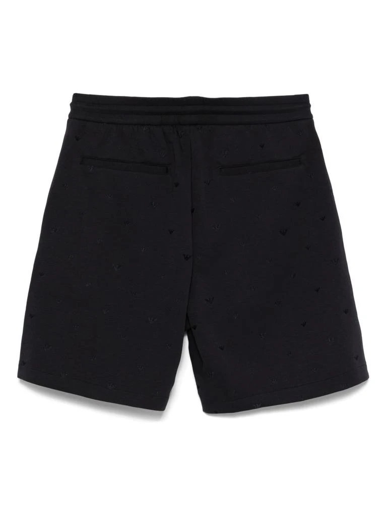 Emporio Armani ALLOVER LOGO COTTON SHORTS 2