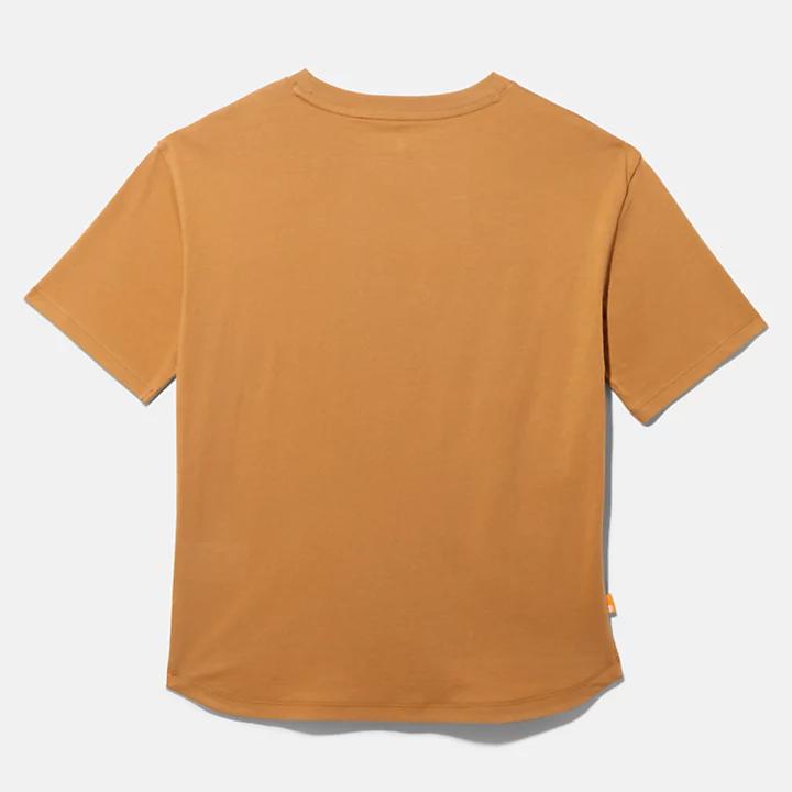 Timberland Logo-pocket T-Shirt for Women in Yellow