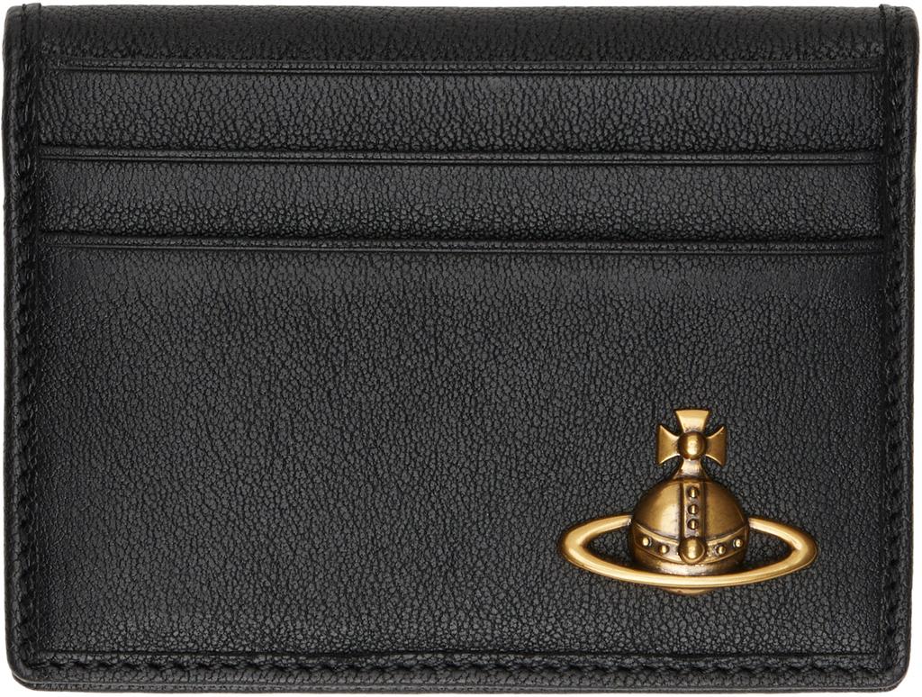 Vivienne Westwood Black Zip Card Holder - Bags - BeyondStyle
