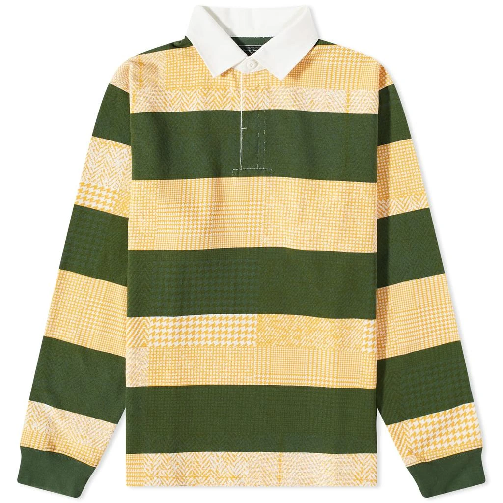 BEAMS PLUS END. x Beams Plus 'Ivy League' Overdye Patchwork Rugby Shirt 1