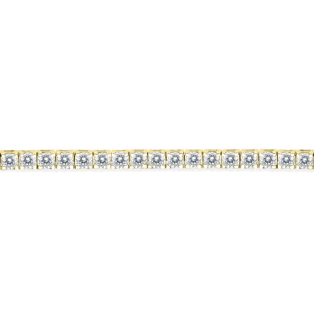 SSELECTS 6 Carat Tw Diamond Tennis Bracelet In 14K Yellow Gold