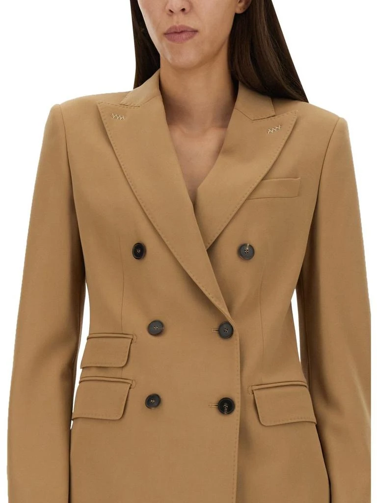 Max Mara Max Mara Double-Breasted Long-Sleeved Blazer 4
