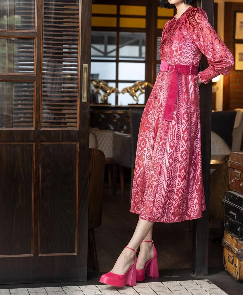 Shop Emily Lovelock - Sharon Devore Dress on Sale at BeyondStyle  Get 24%  Off Emily Lovelock - Sharon Devore Dress with Limited-Time Flash Deals,  Exclusive Discounts, and Special Offers. Enjoy Unbeatable