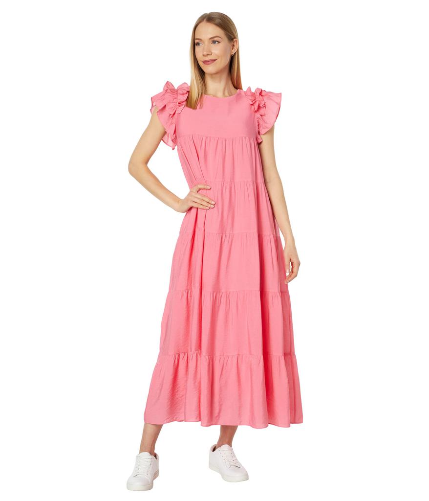 English Factory Tiered Ruffle Maxi Dress