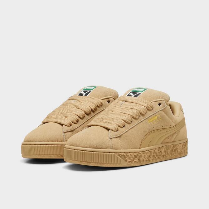 Casual Shoes Puma Suede Classic Mens Tan Puma Men Beige And Navy-Blue Suede  Classic Archive