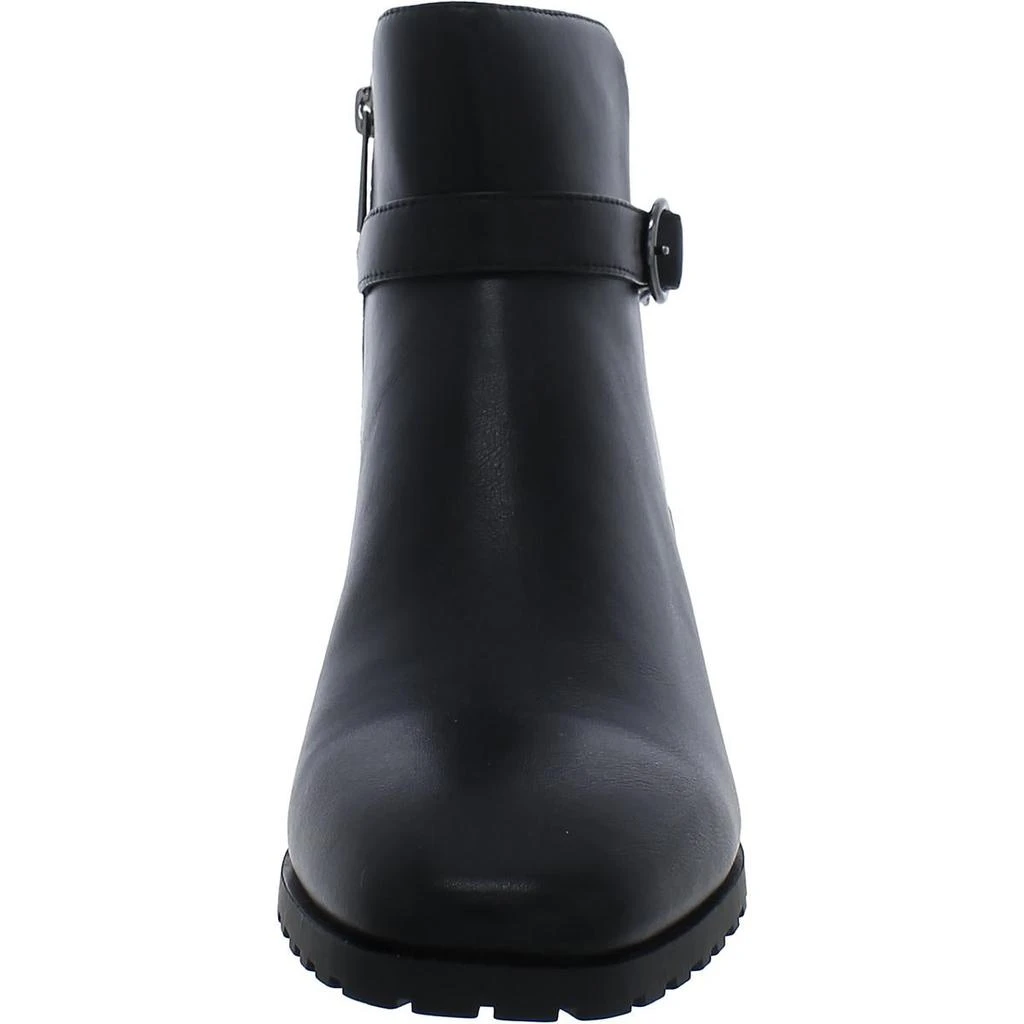 Anne Klein Charlton Womens Leather Ankle Booties 4
