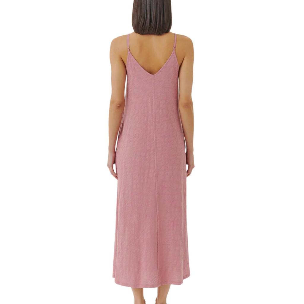ATM SLUB JERSEY TANK MAXI DRESS