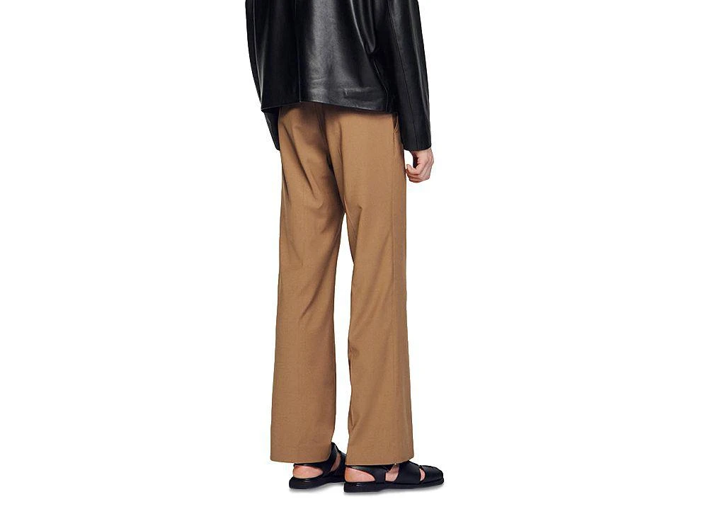 Sandro Cuir Zip Front Leather Jacket 4