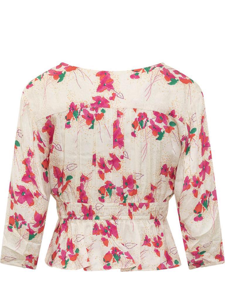 Ba&Sh Ba&Sh Floral Print Top