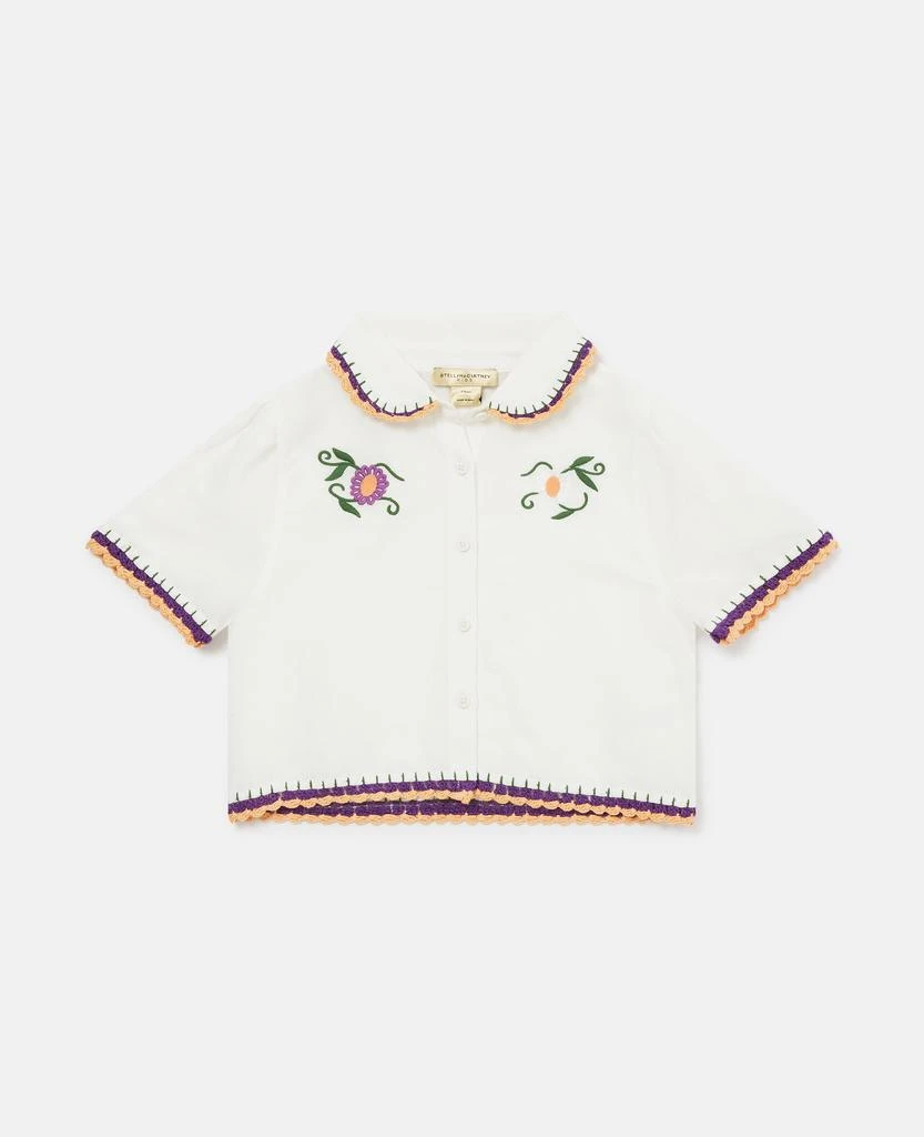 Stella McCartney Stella McCartney - Embroidered Polo Shirt, , Size: 2