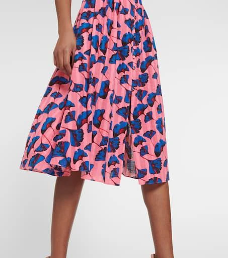Diane von Furstenberg Erica printed cotton midi dress 5