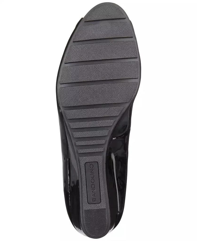 Bandolino Women's Candra Peep Toe Wedge Dress Pumps 5