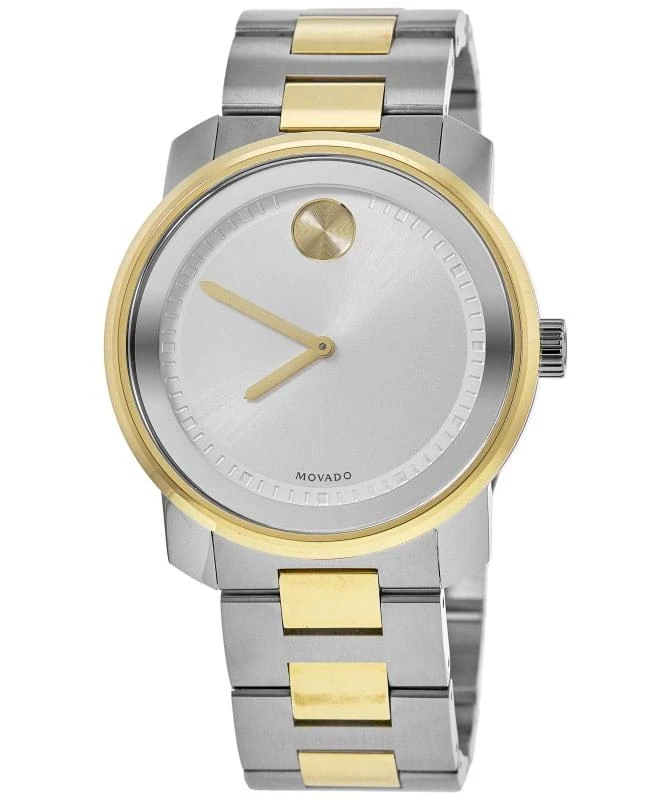 Movado Movado Bold Silver Dial Steel & Gold Men's Watch 3600431-PO 1