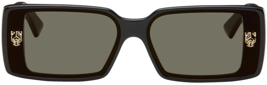 Cartier Black 'Panthère de Cartier' Sunglasses 1