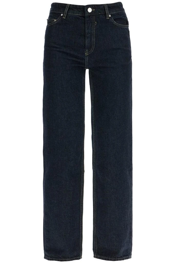 TOTEME high-waisted slim jeans in organic cotton blue 1