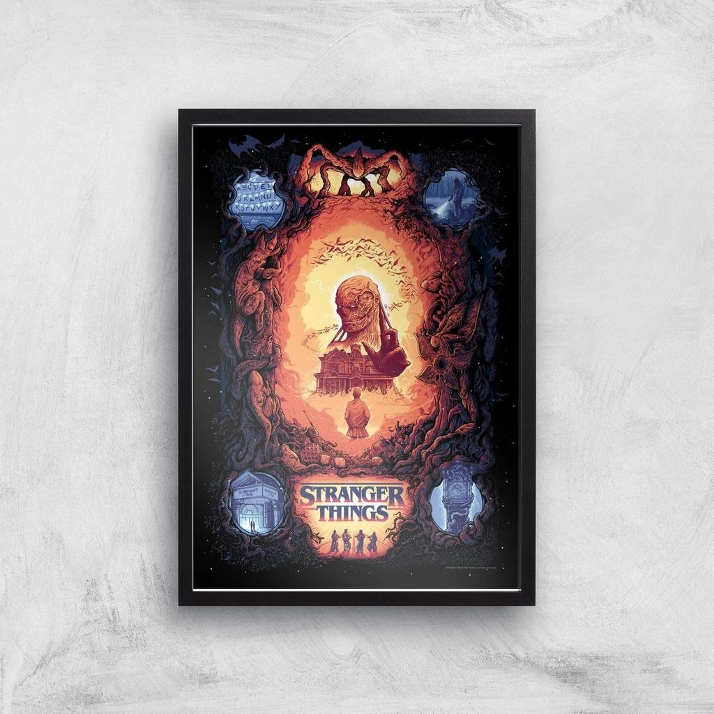 Original Hero Stranger Things x Alex Hovey Vecna Illustration Giclee Art Print