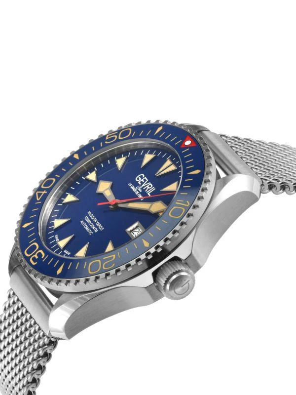 Gevril Hudson Yards 43MM Stainless Steel Bracelet Automatic Watch 3