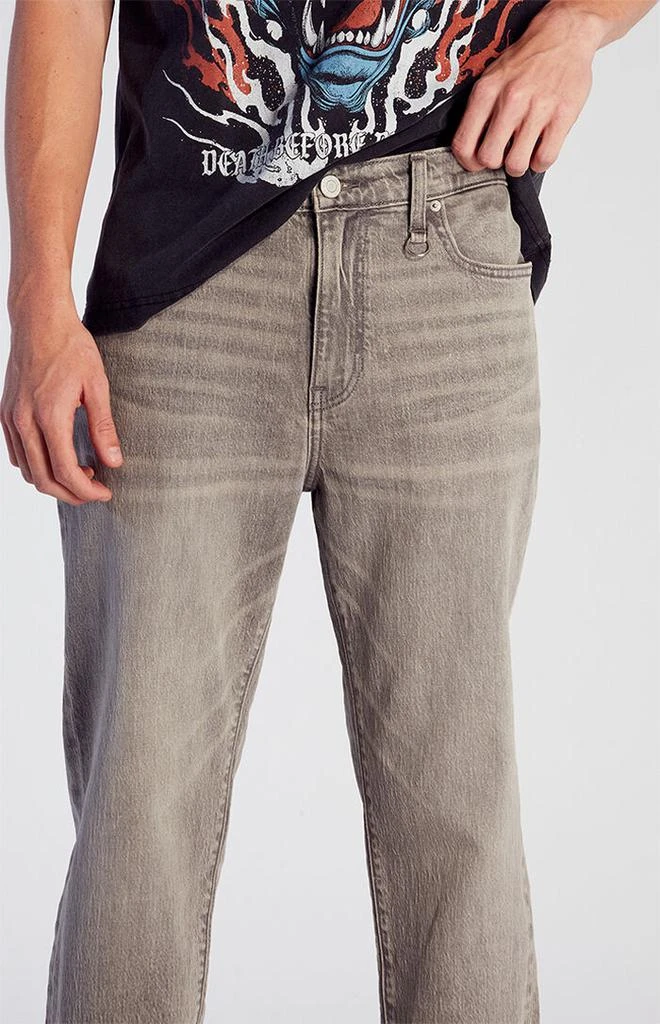 PacSun Cade Straight Jeans Stretch Gray 5
