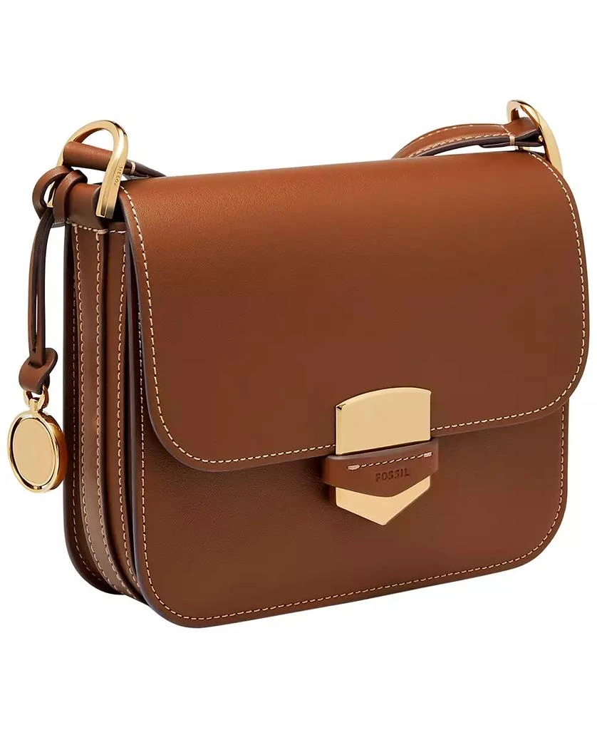 Fossil Lennox Leather Flap Crossbody Bag 3