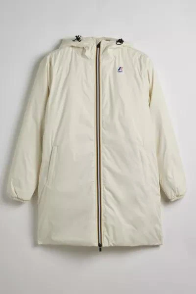 K-Way K-Way Eiffel Orsetto Fleece Lined Hooded Windbreaker Jacket 2