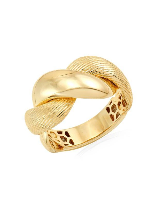 Saks Fifth Avenue 14K Yellow Gold Twisted Ring 1