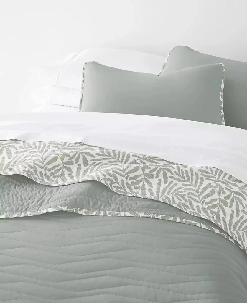 IENJOY HOME Tossed Ferns Reversible 2-Pc. Quilt Set 9