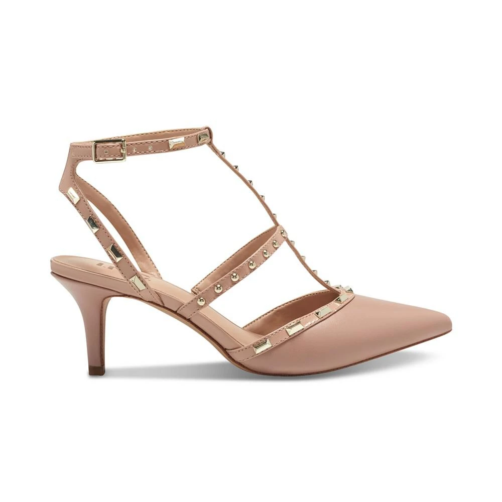 INC International Carma Pointed Toe Studded Kitten Heel Pumps, Created for Macy's 2
