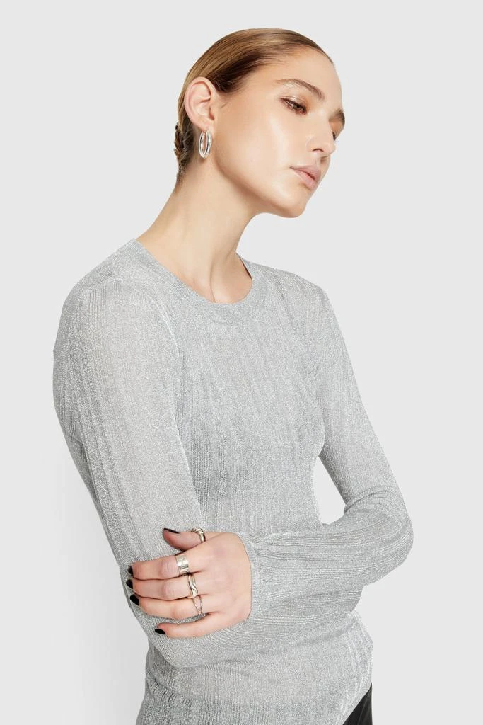 Rebecca Minkoff Abbey Metallic Long Sleeve 2