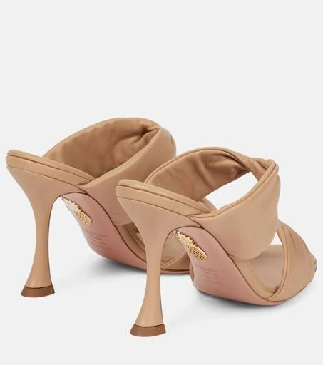 Aquazzura Twist 95 leather sandals 3