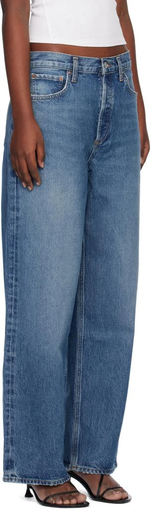 AGOLDE Blue Low Slung Baggy 30.5" Jeans 2