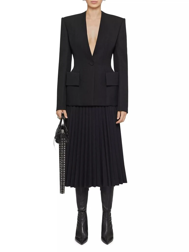 Givenchy Pleated Skirt In Wool 2