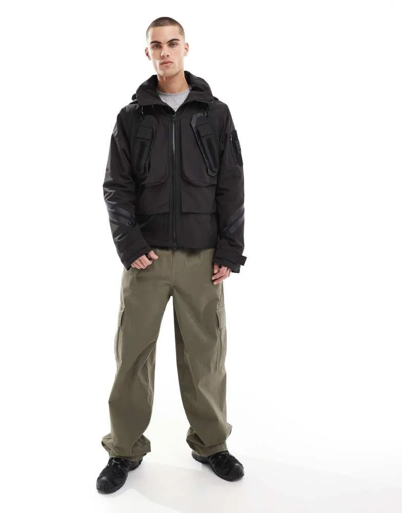 G-Star G-Star cargo parka jacket in black 1