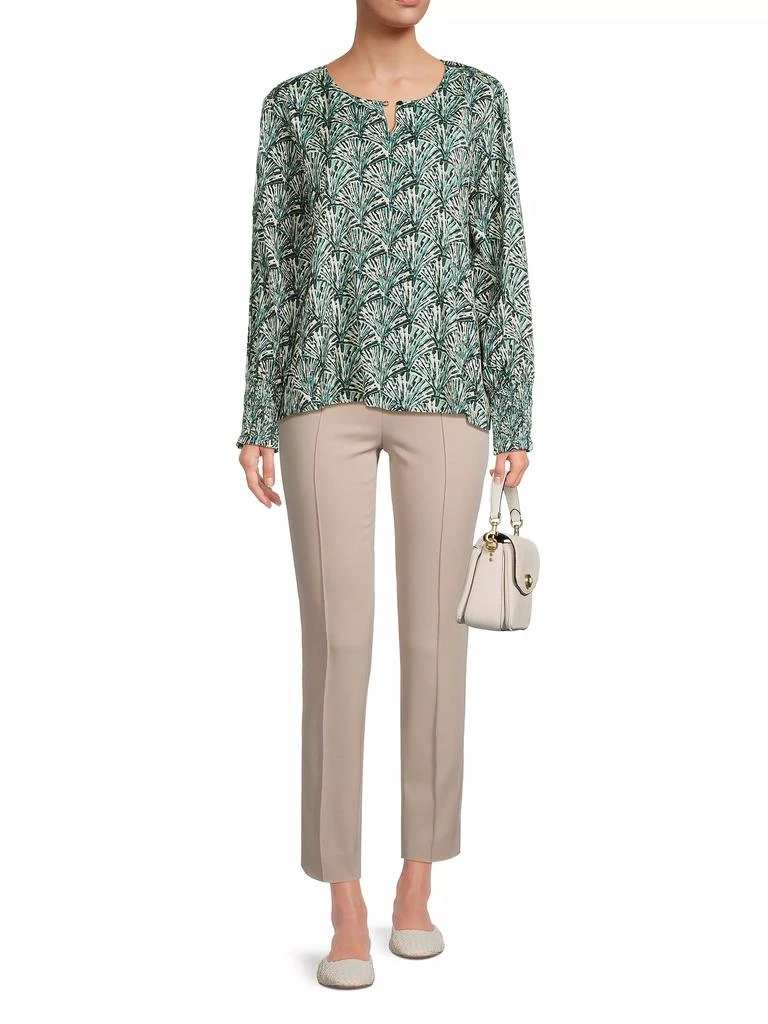 Masai Copenhagen Baila Scallop Palm Blouse 2