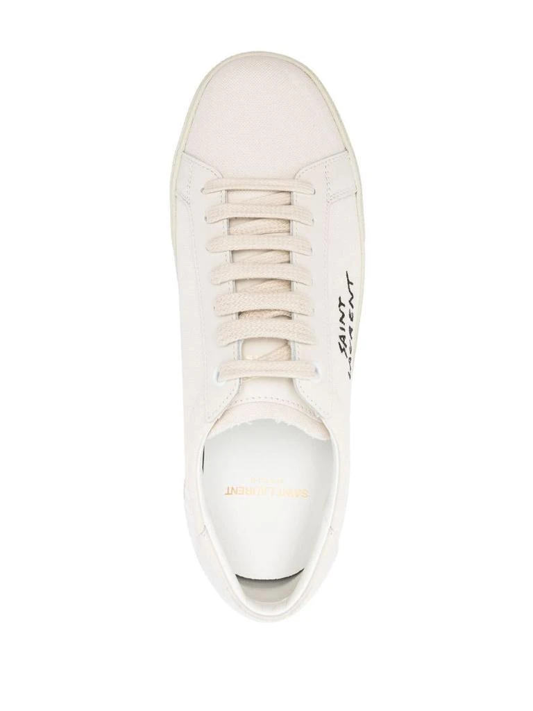 Yves Saint Laurent Saint Laurent Court Classic Canvas Sneakers 4