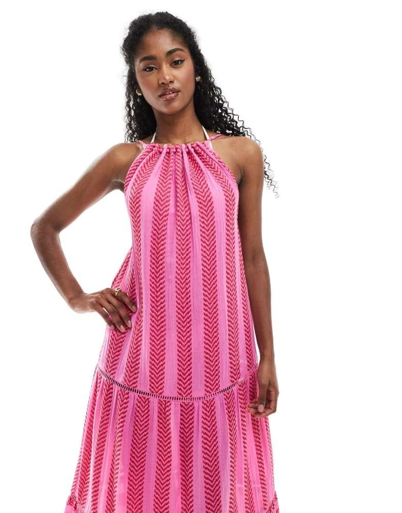Accesorize maxi halter beach dress in pink and red texture On Sale Now with Up to 40% Off | Discover Exclusive Deals & Savings at BeyondStyle Authentic Accessorize Home|Women|Swimwear & Accesorize maxi halter beach dress in pink and red texture On Sale Now with Up to 40% Off | Discover Exclusive Deals & Savings at BeyondStyle Authentic Accessorize Home|Women|Swimwear &