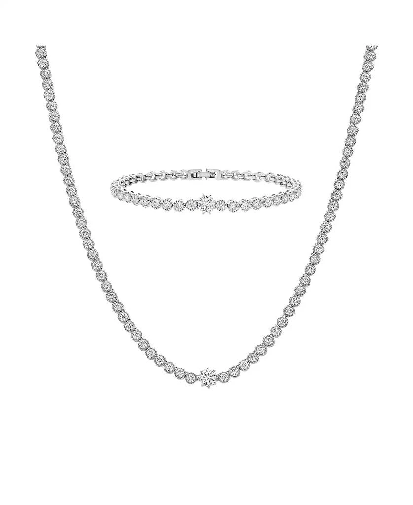 Bearfruit Jewelry Celeste Tennis Necklace 
Bracelet Set Holiday Gift Idea