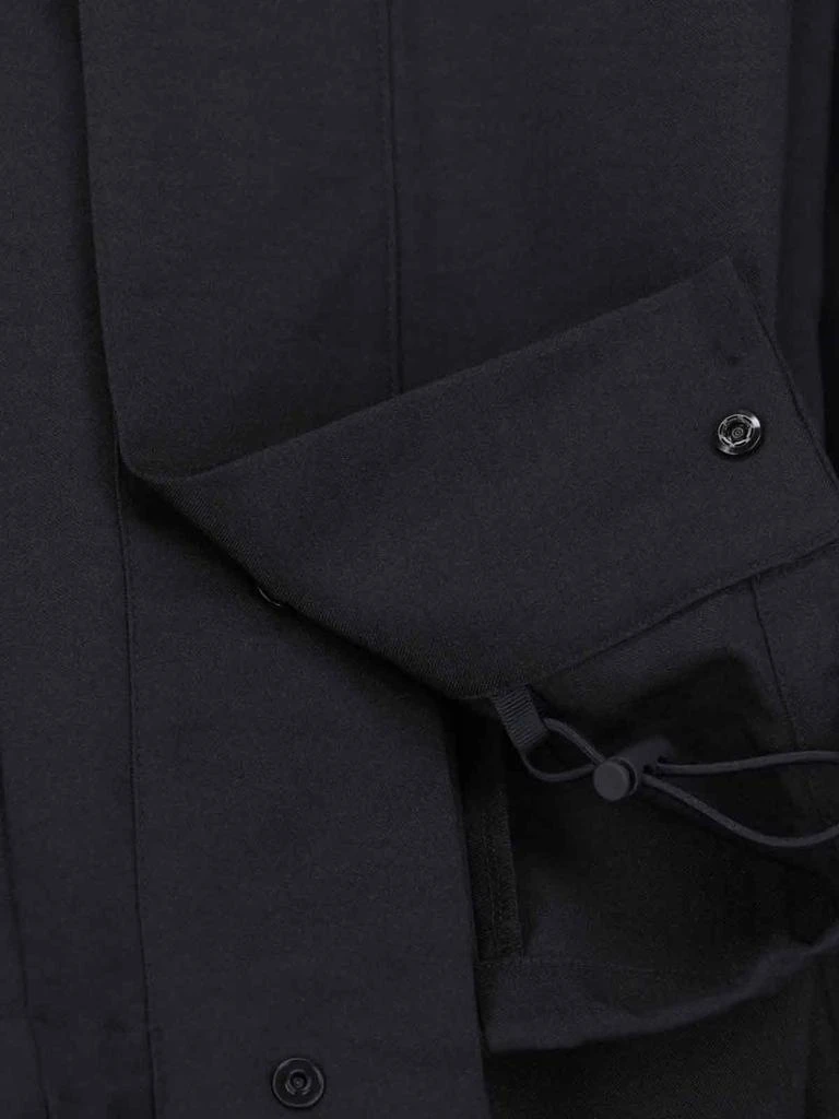 Y-3 Track Pants In Recycled Black Fabric, Elasticated Mid-Rise 5