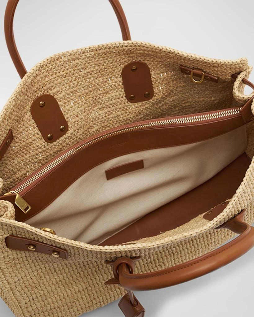 Yves Saint Laurent Sac De Jour Medium Top-Handle Bag in Raffia 4