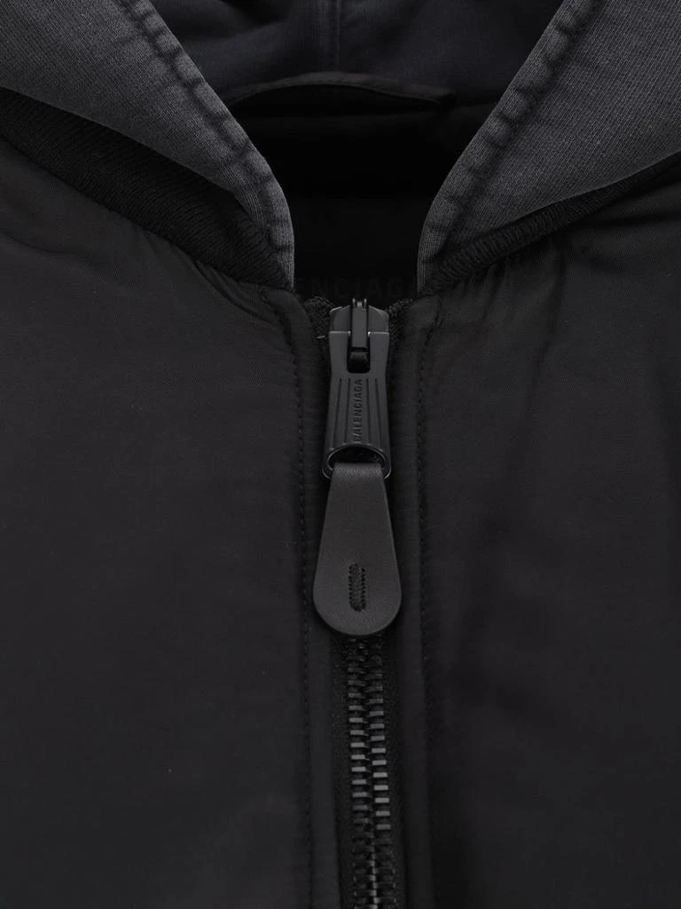 Balenciaga BLACK BOMBER WITH HOOD 3