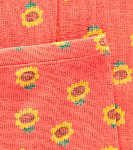 BOBO CHOSES Sunflower cotton-blend jersey leggings