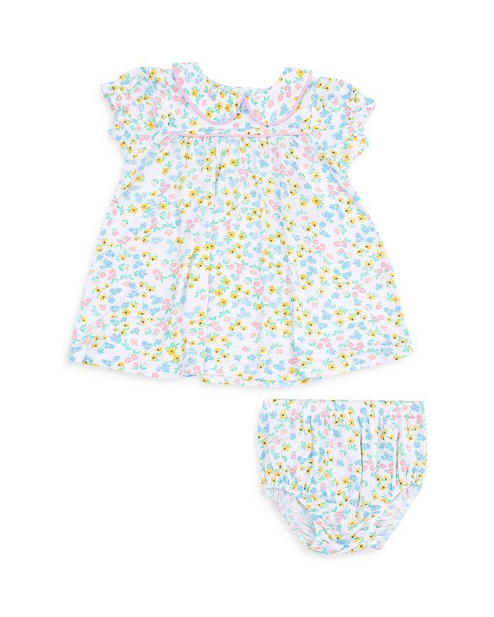 Angel Dear Girls' Caroline's Calico Classic Puff Sleeved Baby Doll Dress - Baby