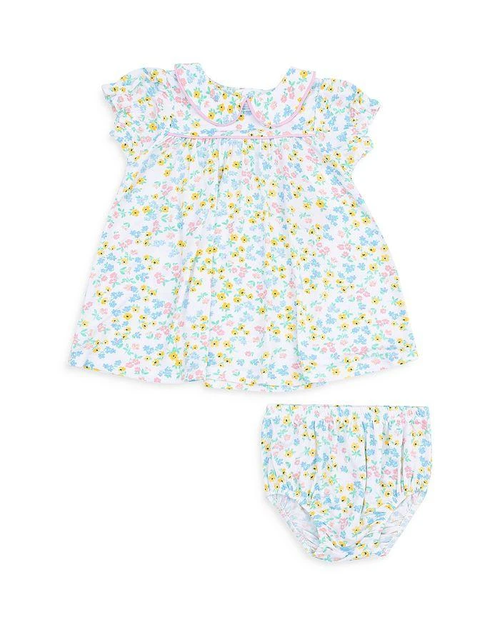 Angel Dear Girls' Caroline's Calico Classic Puff Sleeved Baby Doll Dress - Baby 1