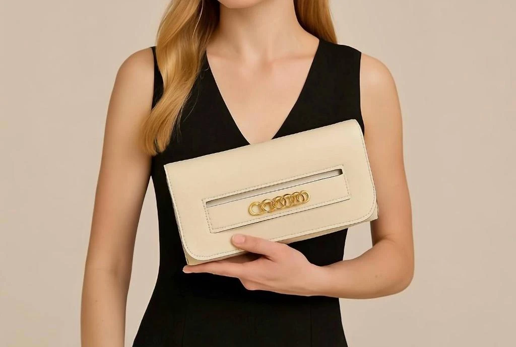 German Fuentes German Fuentes - Women
s Large Leather Clutch Bag 2