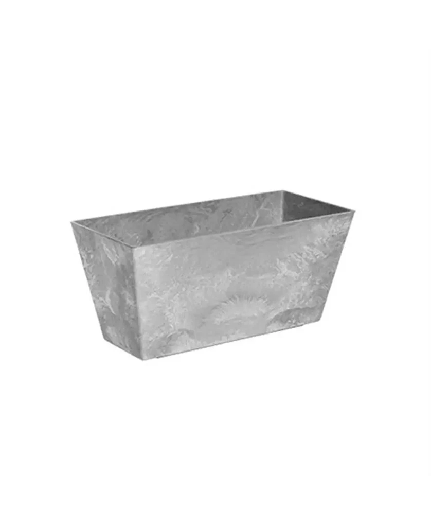Novelty (#36140) Artstone Ella Flower Box, Grey, 14.5 Inch