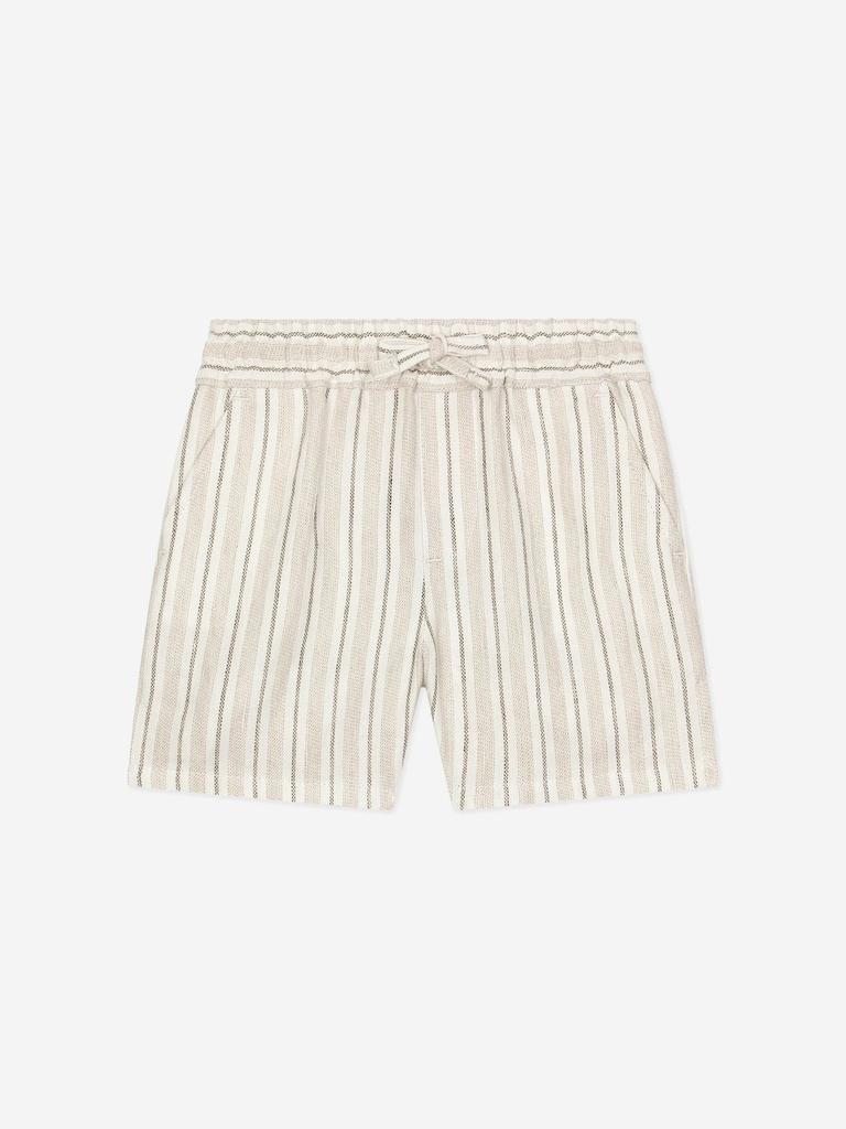 Dolce & Gabbana Dolce & Gabbana Baby Boys Striped Linen Shorts in Ivory