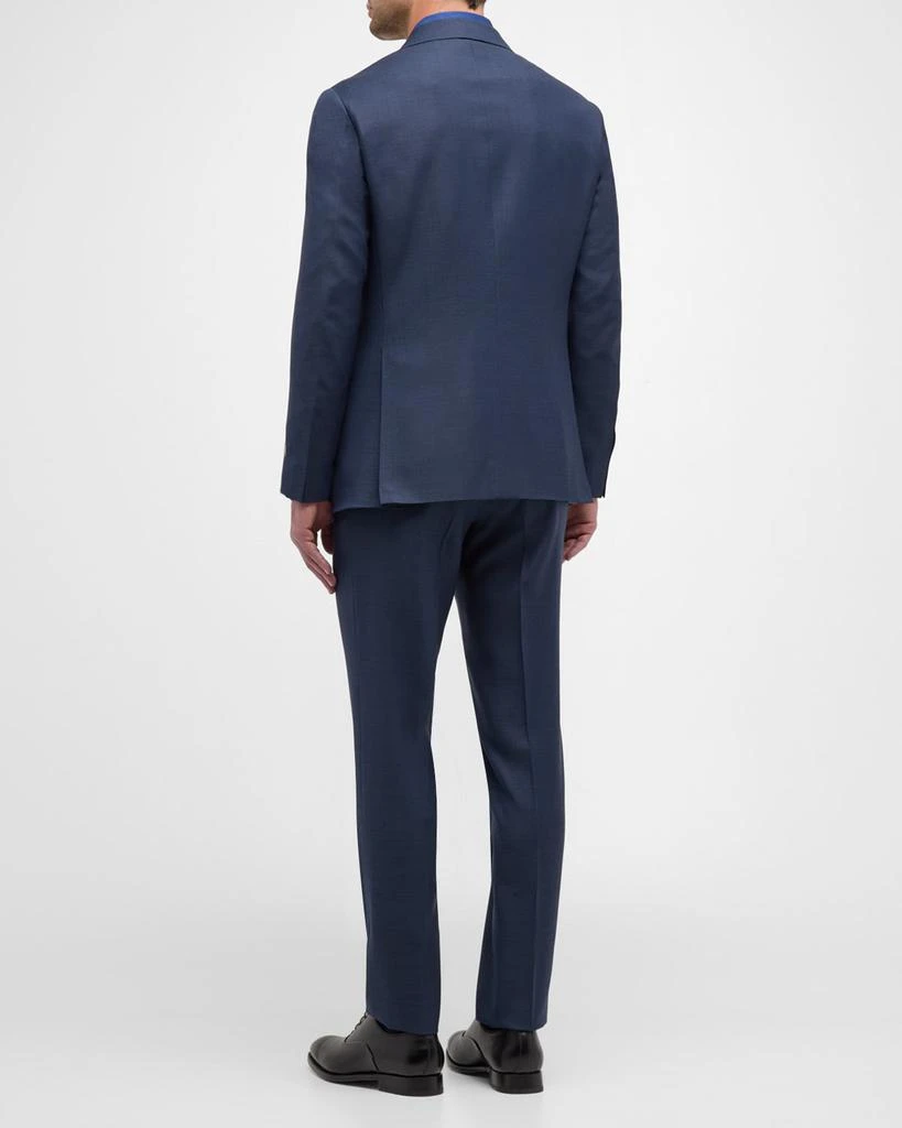 Canali Men's Textured Super 130s Wool Suit 3
