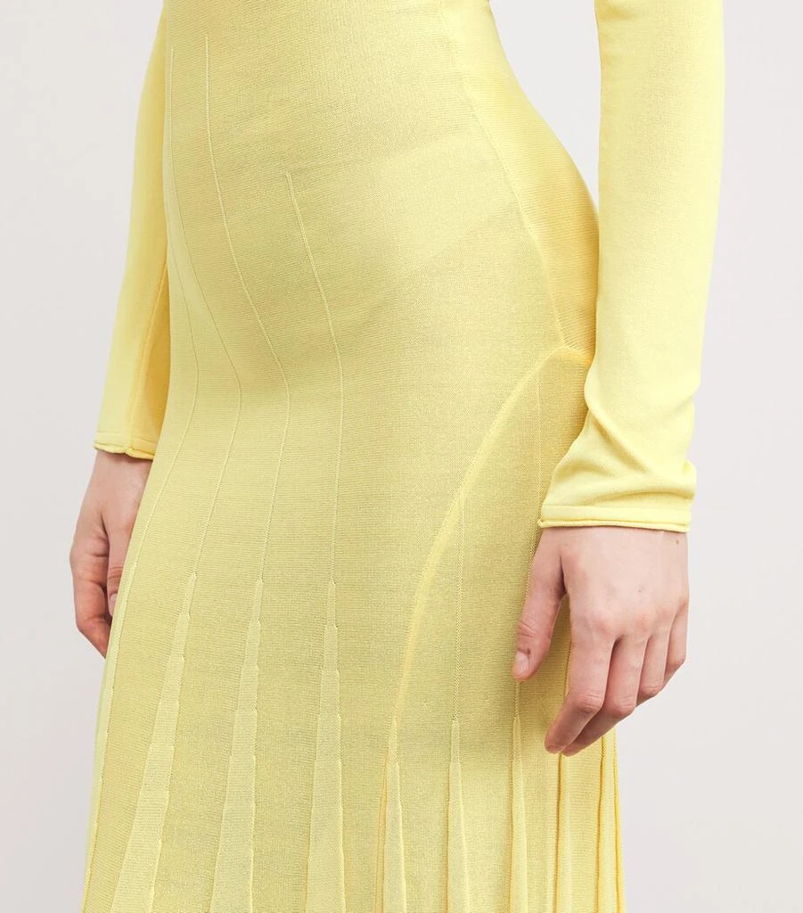 Jacquemus Knitted Off-The-Shoulder Maxi Dress 6