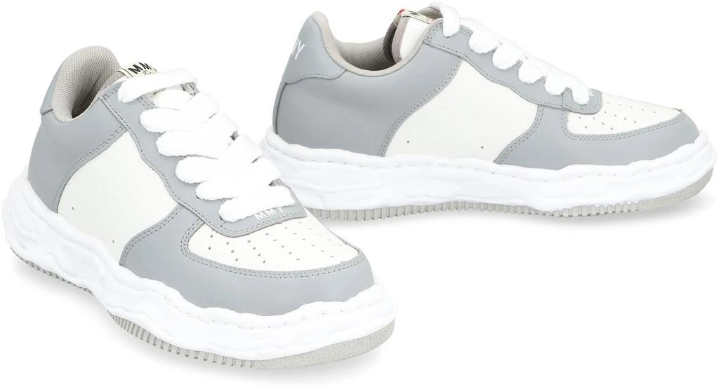 Maison MIHARA YASUHIRO Maison Mihara Yasuhiro Wayne Leather Low-Top Sneakers 3