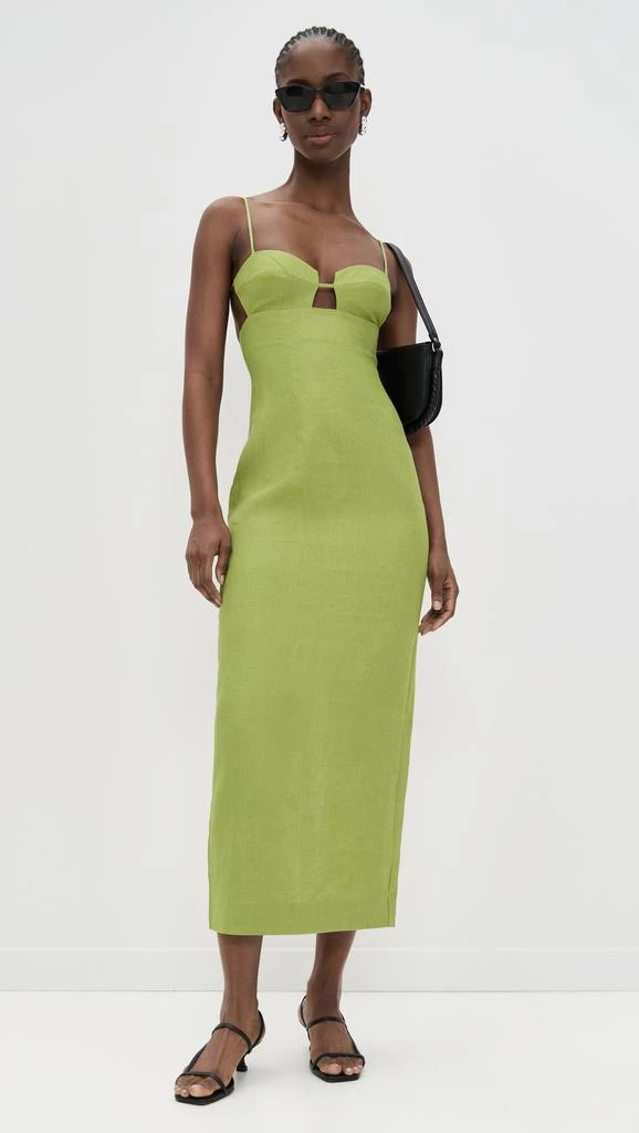 Reformation Malibu Linen Dress 1